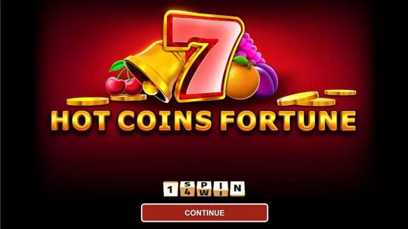 Hot Coins Fortune  Real Money Slot made by 1Spin4Win - Introduction Screen