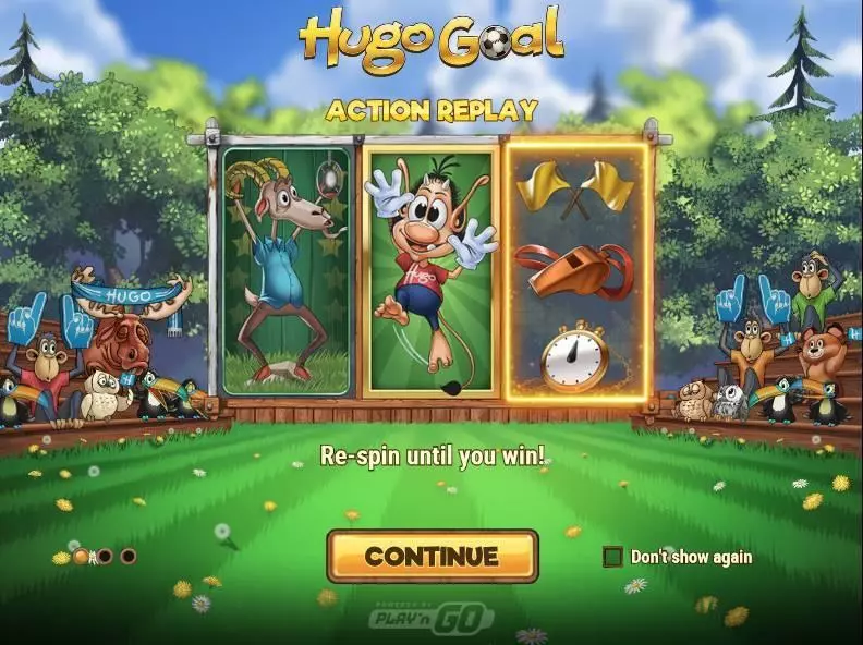 Hugo Goal  Real Money Slot made by Play'n GO - Bonus 1