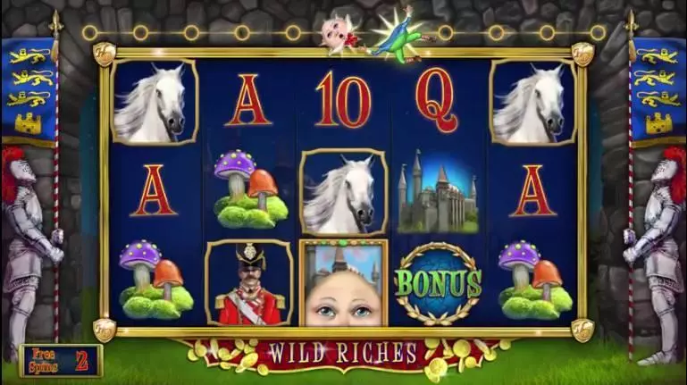 Humpty Dumpty Wild Riches  Real Money Slot made by 2 by 2 Gaming - Main Screen Reels
