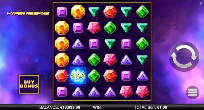 Hyper Respins  Real Money Slot made by ReelPlay - Winning Screenshot