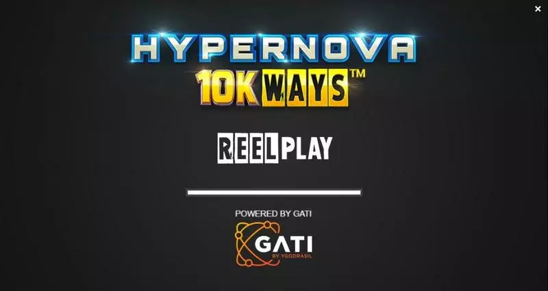 Hypernova 10K Ways  Real Money Slot made by ReelPlay - Introduction Screen