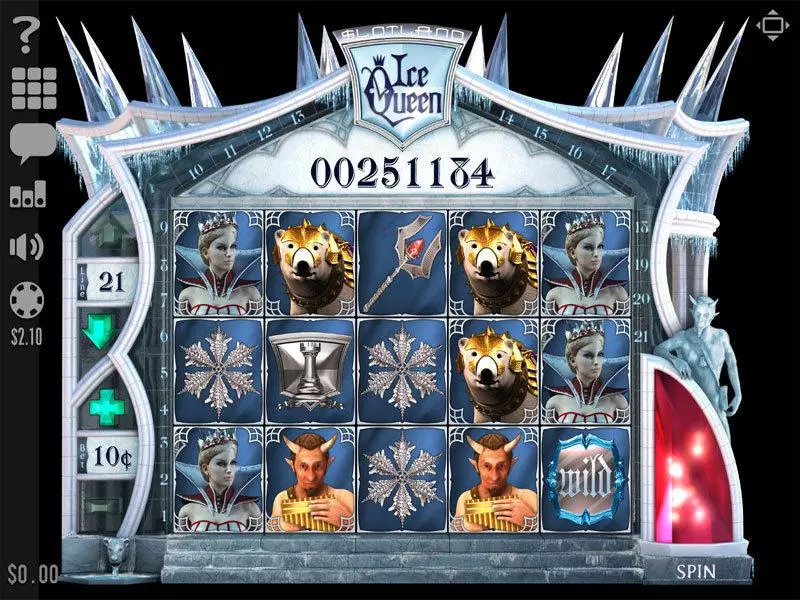 Ice Queen  Real Money Slot made by Slotland Software - Main Screen Reels