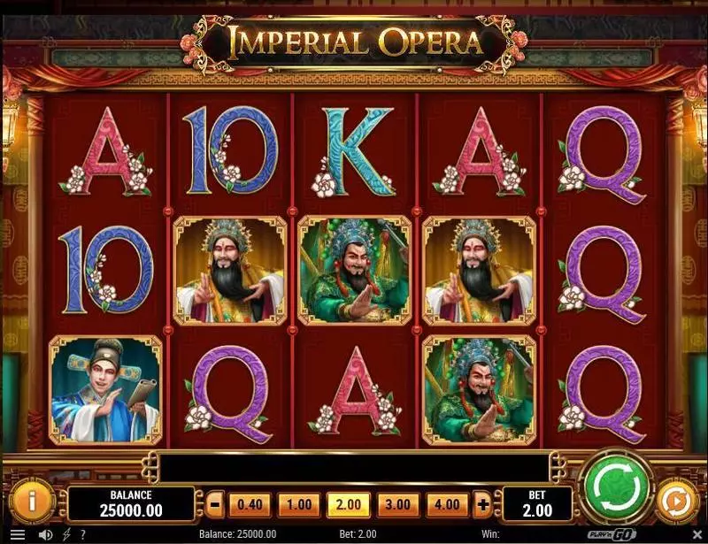 Imperial Opera  Real Money Slot made by Play'n GO - Main Screen Reels