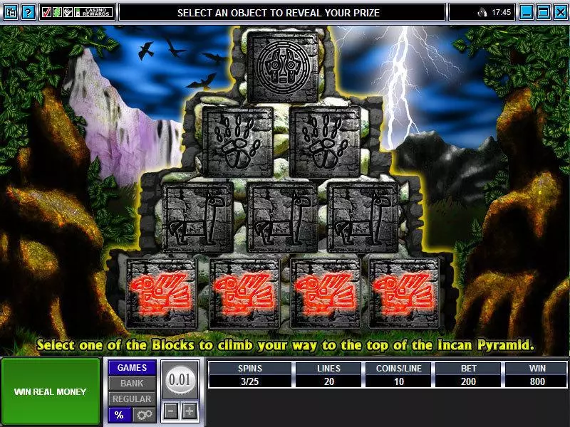 Inca Gold  Real Money Slot made by Microgaming - Bonus 1