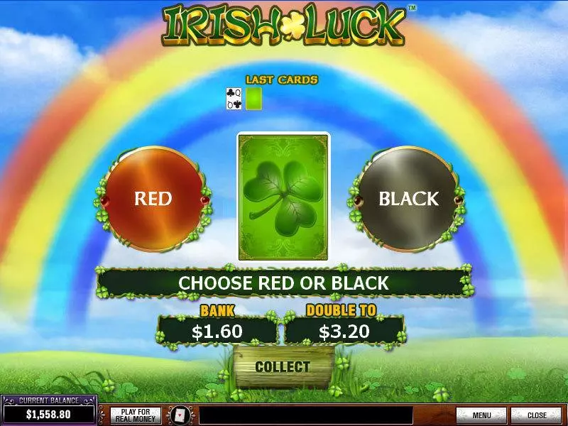 Irish Luck  Real Money Slot made by PlayTech - Gamble Screen