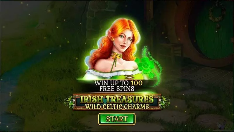 Irish Treasures – Wild Celtic Charms  Real Money Slot made by Spinomenal - Introduction Screen