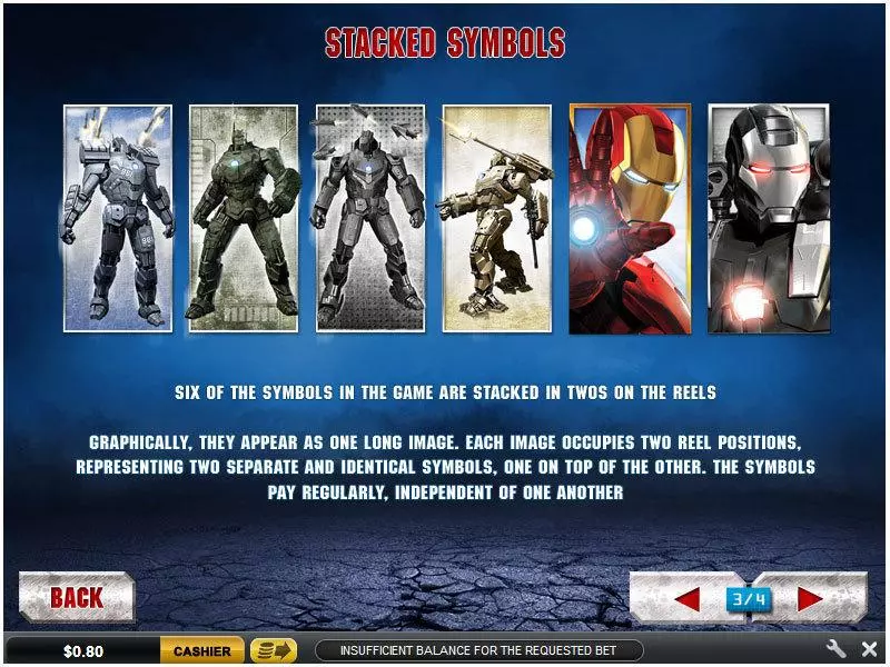Iron Man 2 50 Line  Real Money Slot made by PlayTech - Bonus 2