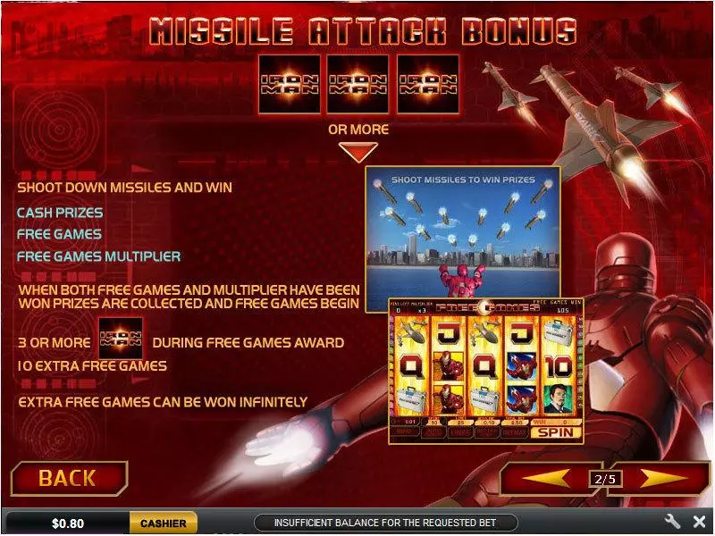 Iron Man  Real Money Slot made by PlayTech - Bonus 1
