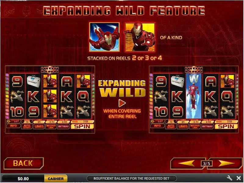 Iron Man  Real Money Slot made by PlayTech - Bonus 2