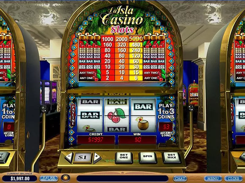Isla Bonita  Real Money Slot made by PlayTech - Main Screen Reels
