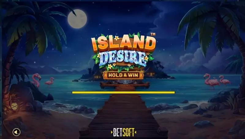 Island Desire - Hold & Win  Real Money Slot made by BetSoft - Introduction Screen