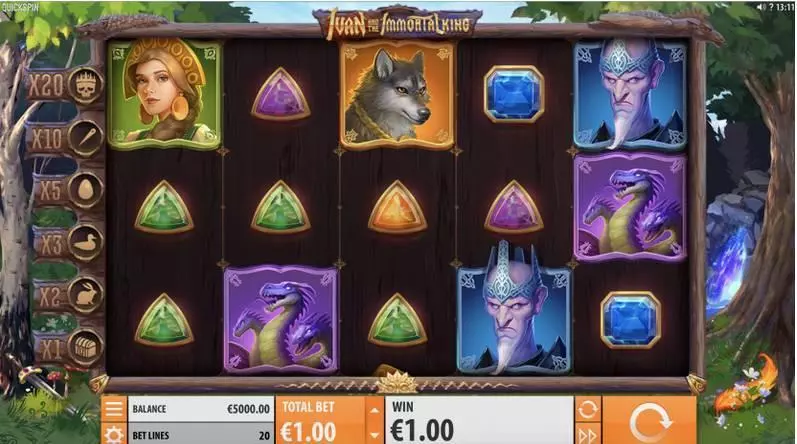 Ivan and the Immortal King   Real Money Slot made by Quickspin - Main Screen Reels