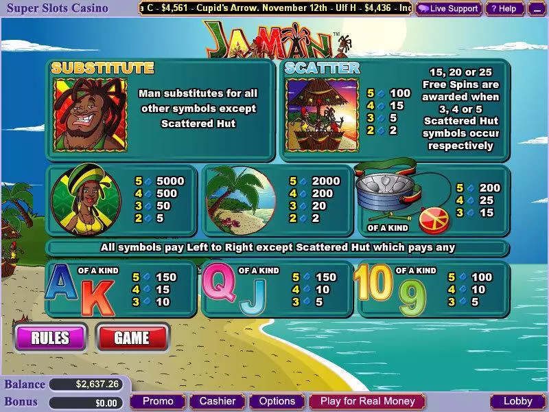 Ja Man  Real Money Slot made by WGS Technology - Info and Rules