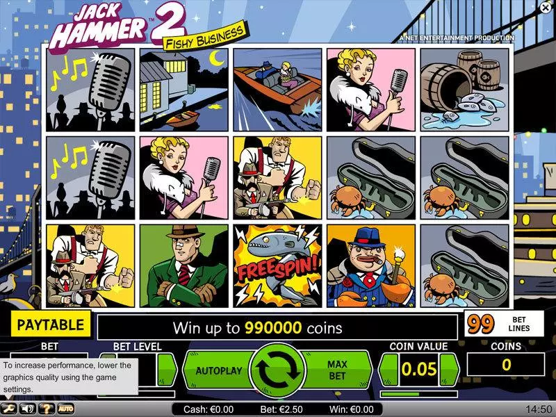 Jack Hammer 2  Real Money Slot made by NetEnt - Main Screen Reels