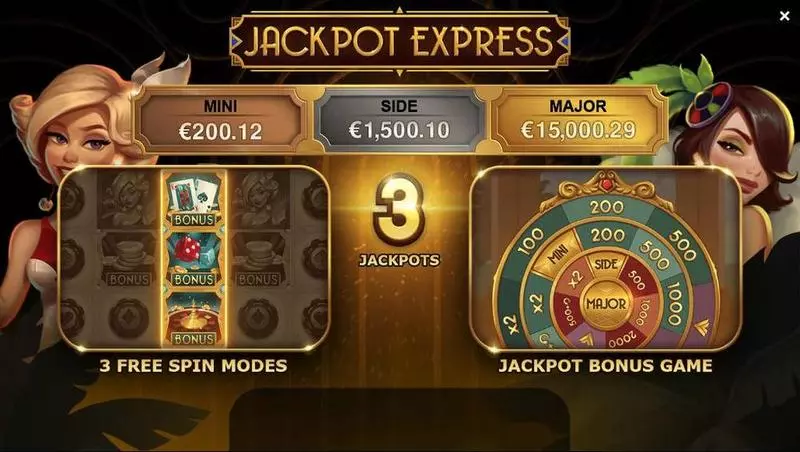 Jackpot Express  Real Money Slot made by Yggdrasil - Info and Rules
