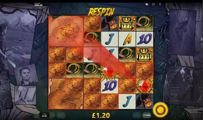 Jackpot Quest  Real Money Slot made by Red Tiger Gaming - Main Screen Reels