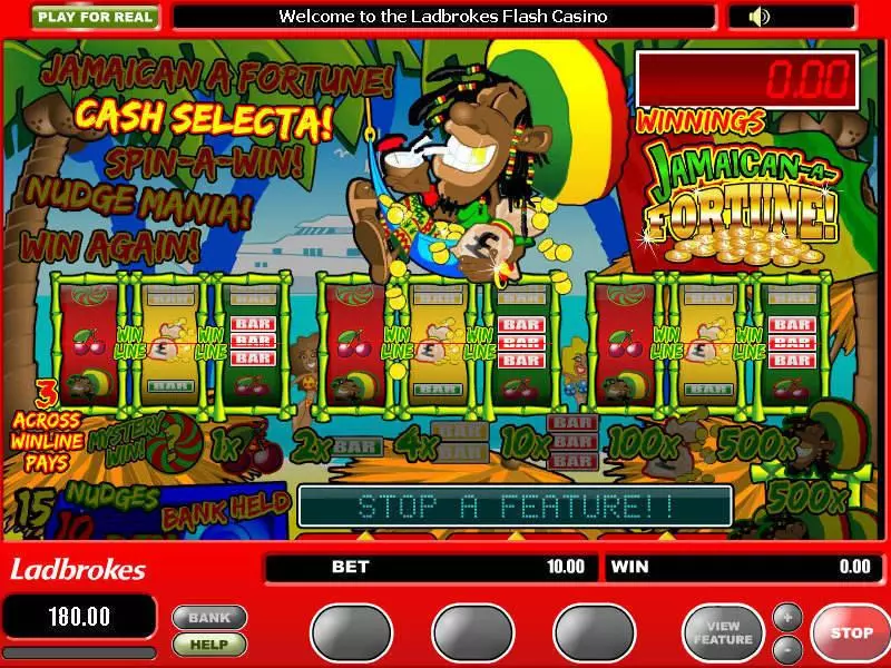 Jamaican a Fortune  Real Money Slot made by Microgaming - Bonus 1