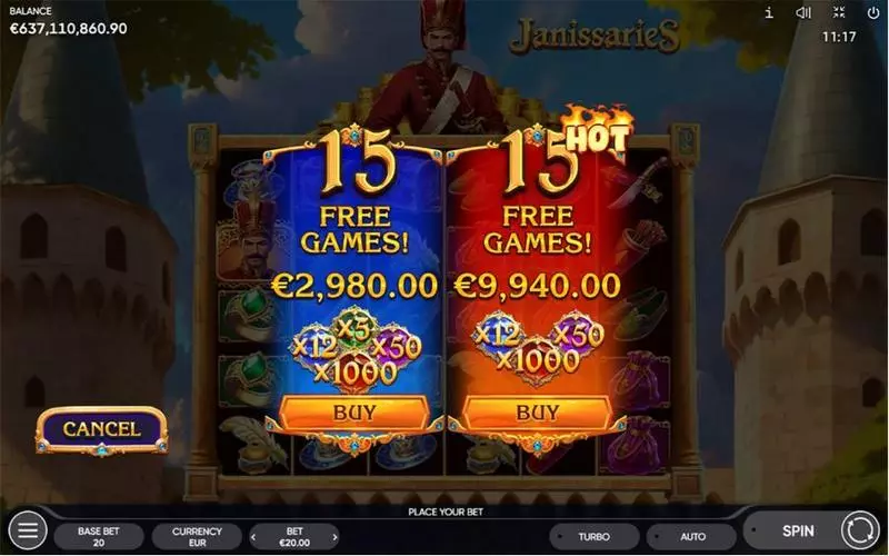 Janissaries  Real Money Slot made by Endorphina - Info and Rules
