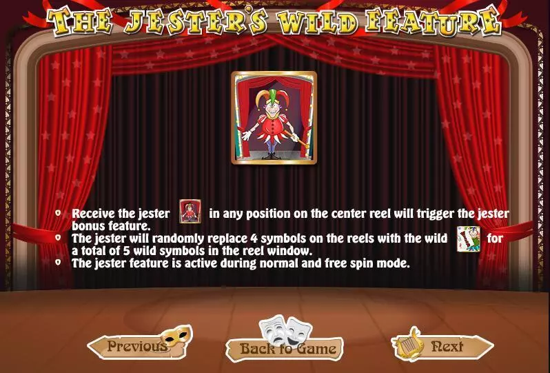 Jester's Wild  Real Money Slot made by WGS Technology - Info and Rules