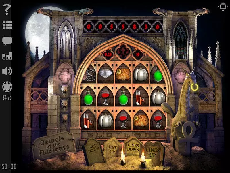 Jewels of the Ancients  Real Money Slot made by Slotland Software - Main Screen Reels