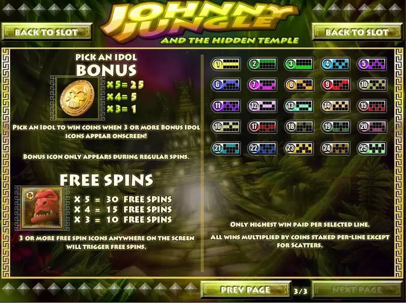 Johnny Jungle  Real Money Slot made by Rival - Bonus 1
