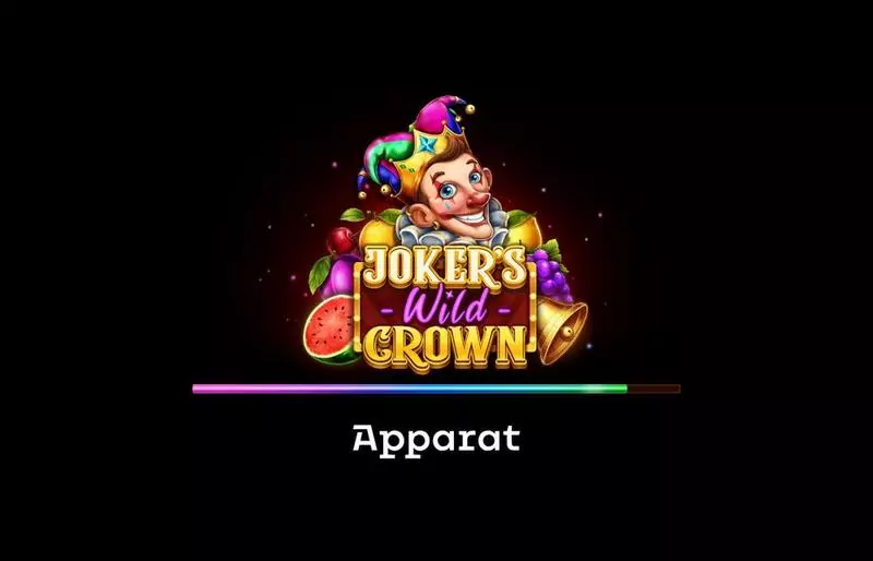 Joker's Wild Crown  Real Money Slot made by Apparat Gaming - Introduction Screen