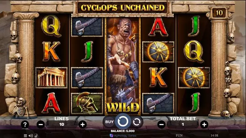 Joker’s Wild Ride – Halloween  Real Money Slot made by Spinomenal - Main Screen Reels