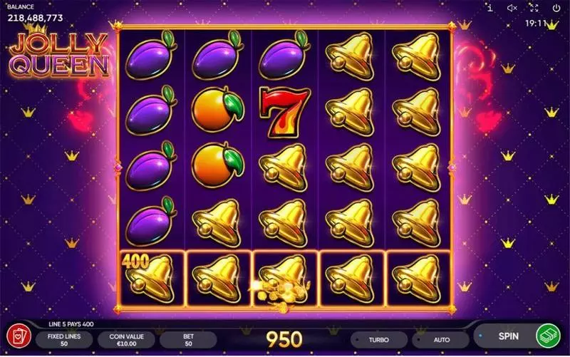 Jolly Queen  Real Money Slot made by Endorphina - Main Screen Reels