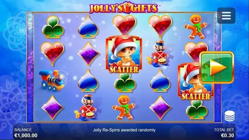Jolly's Gifts   Real Money Slot made by Side City - Main Screen Reels