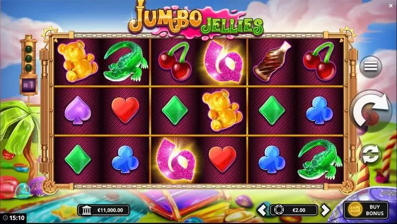 Jumbo Jellies   Real Money Slot made by Bang Bang Games - Main Screen Reels