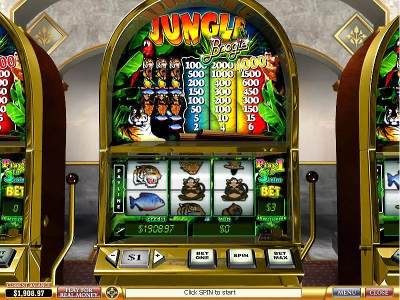 Jungle Boogie  Real Money Slot made by PlayTech - Main Screen Reels