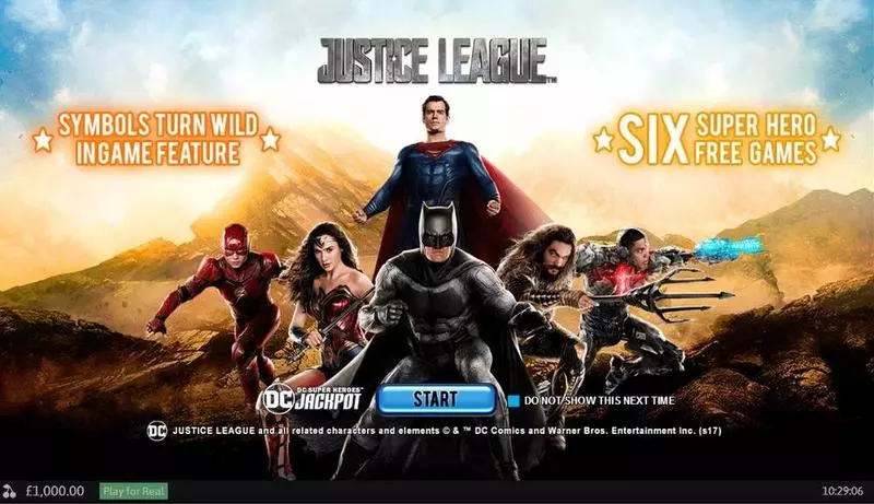 Justice League  Real Money Slot made by PlayTech - Info and Rules