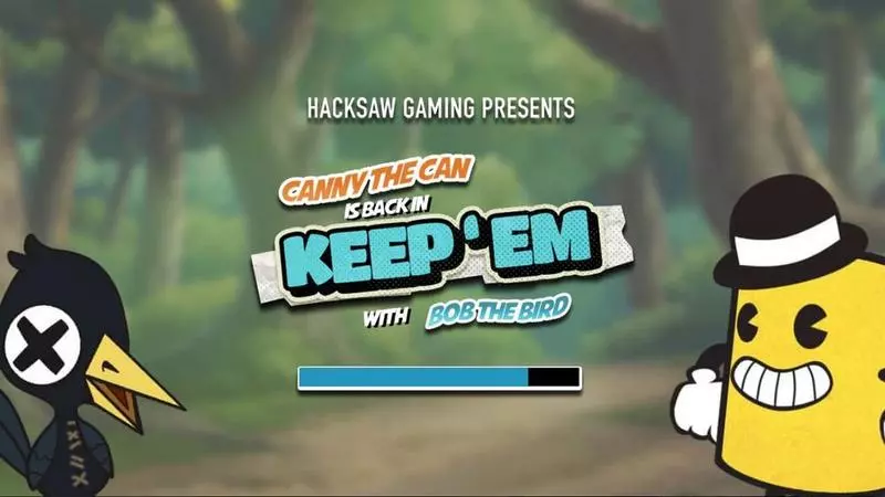 Keep'em  Real Money Slot made by Hacksaw Gaming - Introduction Screen