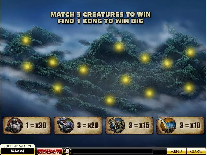 King Kong  Real Money Slot made by PlayTech - Bonus 3