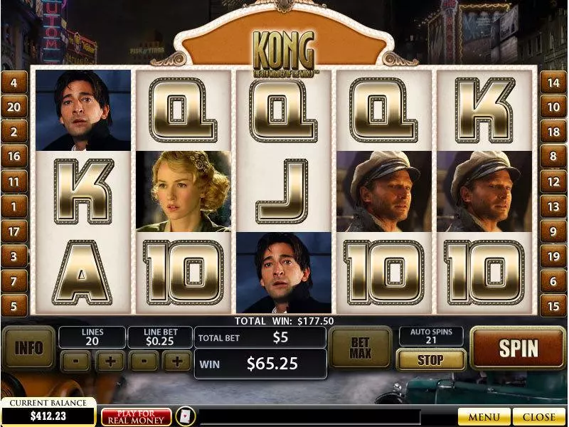 King Kong  Real Money Slot made by PlayTech - Bonus 4