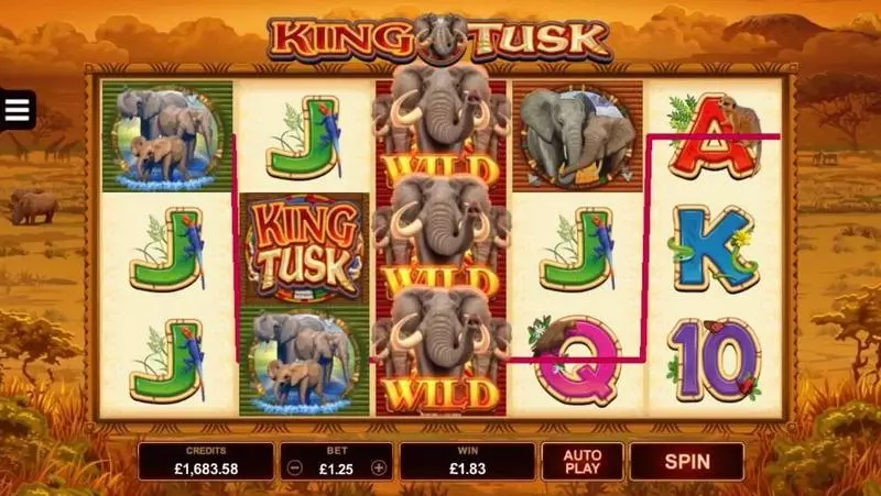 King Tusk  Real Money Slot made by Microgaming - Bonus 1