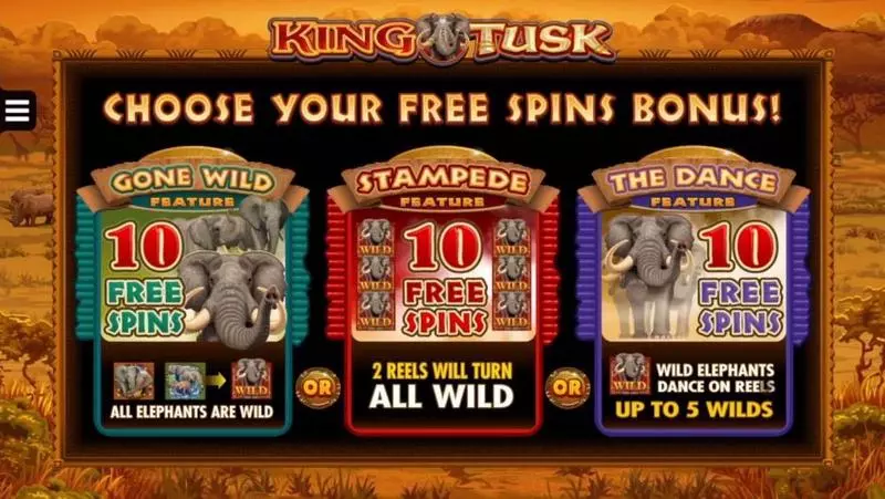 King Tusk  Real Money Slot made by Microgaming - Free Spins Feature