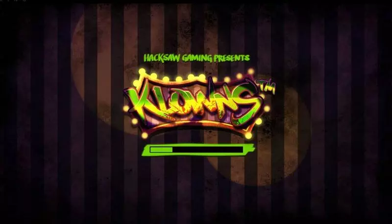 Klowns  Real Money Slot made by Hacksaw Gaming - Introduction Screen