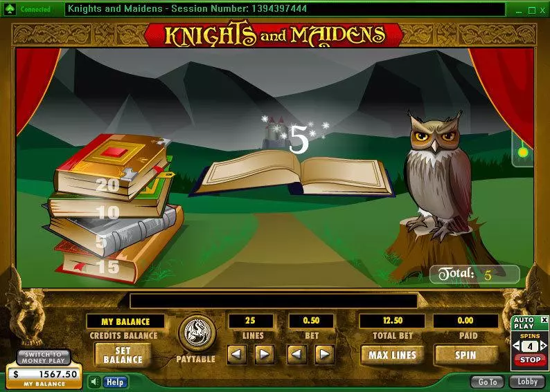 Knights and Maidens  Real Money Slot made by 888 - Bonus 1