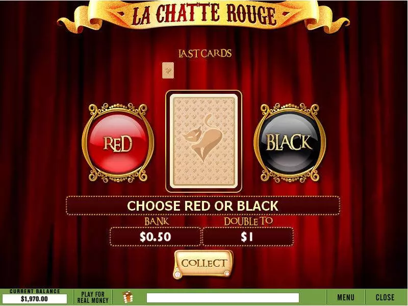 La Chatte Rouge  Real Money Slot made by PlayTech - Gamble Screen
