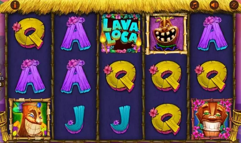 Lava Loca  Real Money Slot made by Booming Games - Main Screen Reels