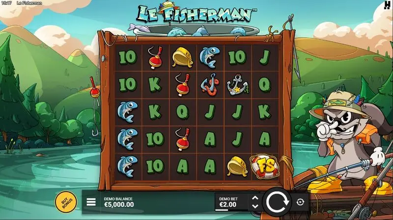 Le Fisherman  Real Money Slot made by Hacksaw Gaming - Main Screen Reels