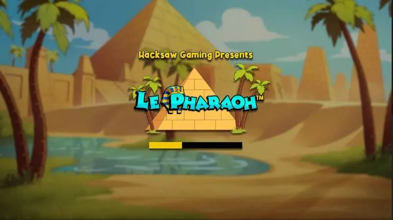 Le Pharaoh  Real Money Slot made by Hacksaw Gaming - Introduction Screen