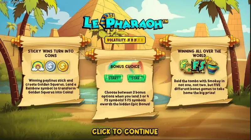 Le Pharaoh  Real Money Slot made by Hacksaw Gaming - Info and Rules