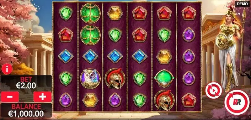 Legacy of Athena  Real Money Slot made by Red Rake Gaming - Main Screen Reels