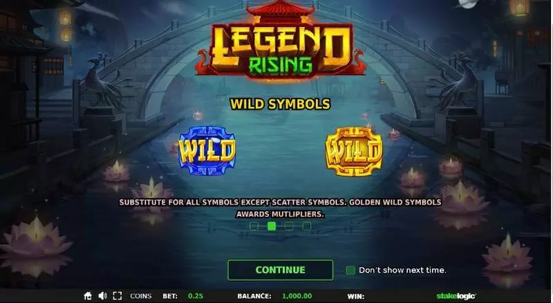 Legend Rising  Real Money Slot made by StakeLogic - Info and Rules