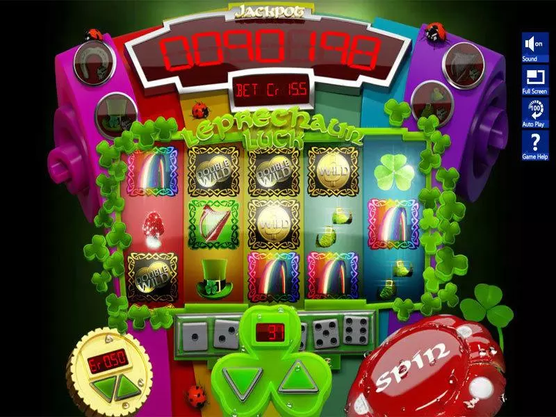 Leprechaun Luck  Real Money Slot made by Slotland Software - Main Screen Reels