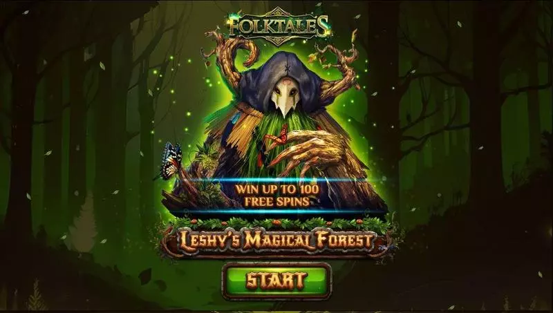 Leshy’s Magical Forest  Real Money Slot made by Spinomenal - Introduction Screen