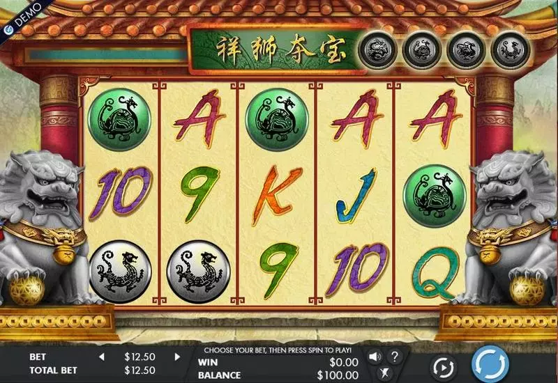 Lion's Fortune  Real Money Slot made by Genesis - Main Screen Reels