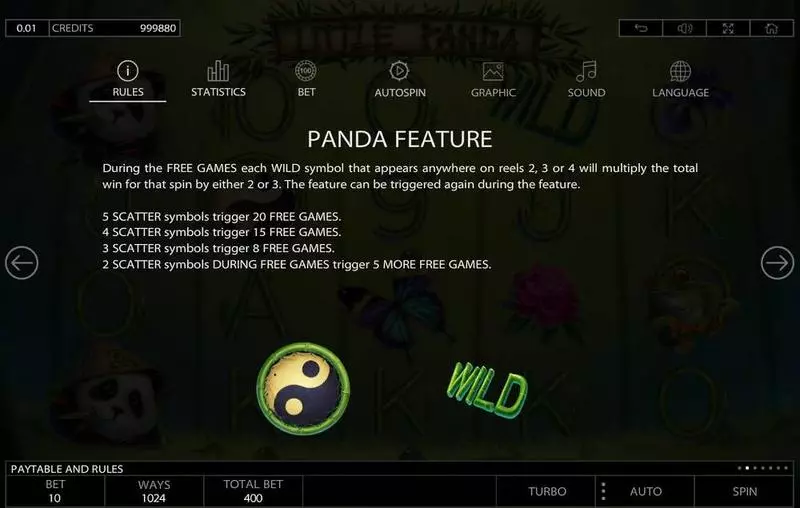 Little Panda  Real Money Slot made by Endorphina - Bonus 1
